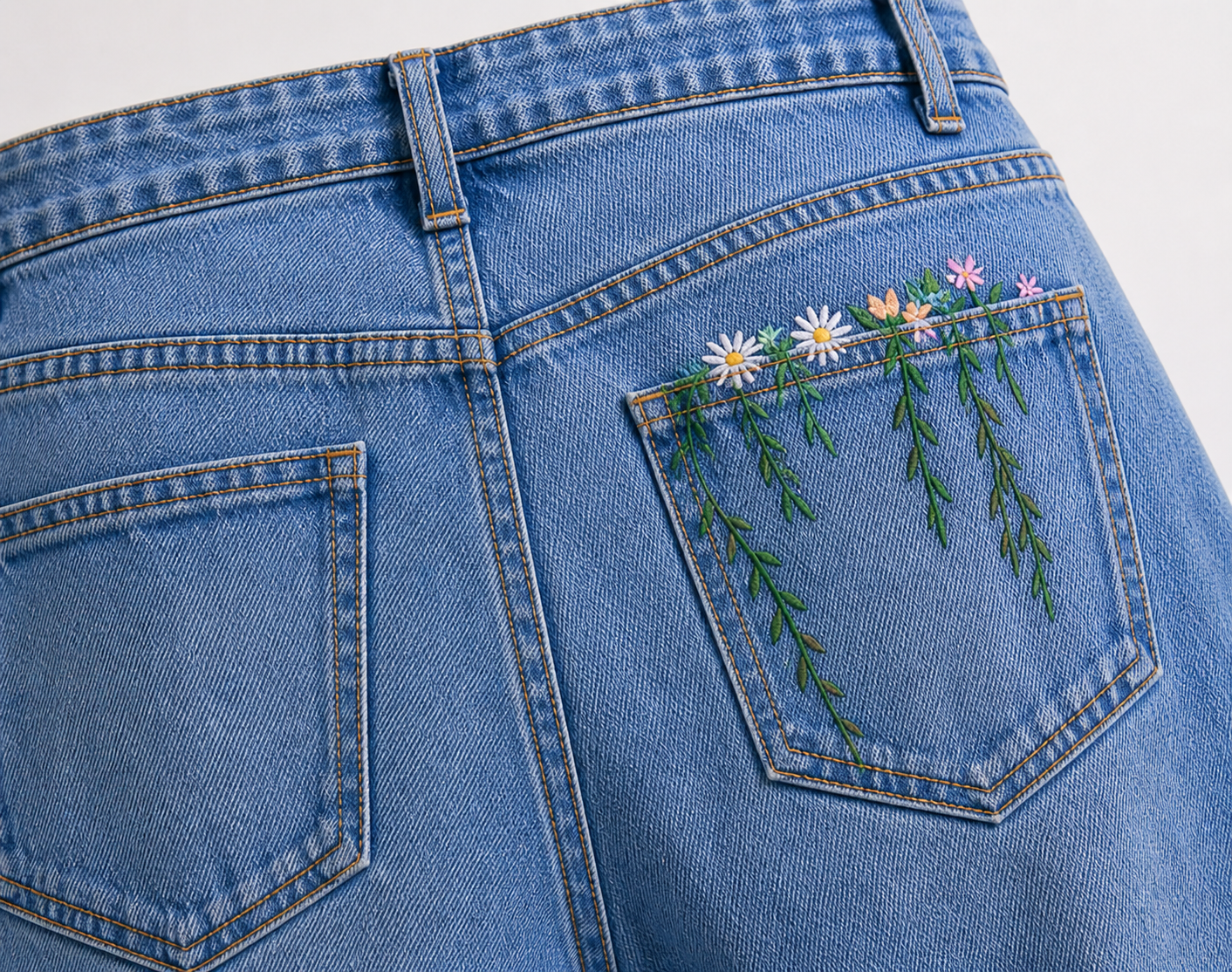 Verdant Wide-Leg Denim