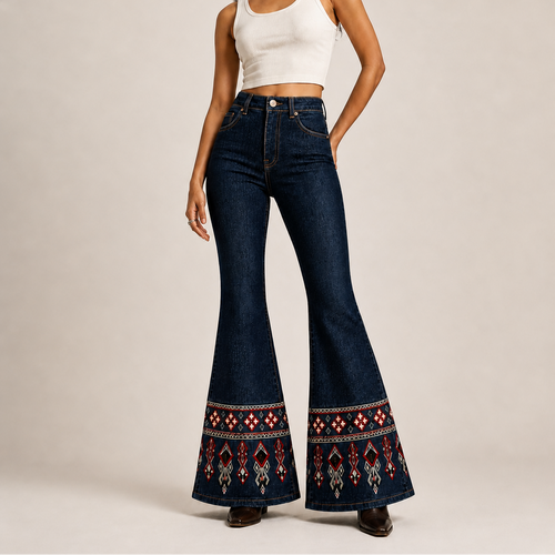 Nilgiri Tale Flared Denim