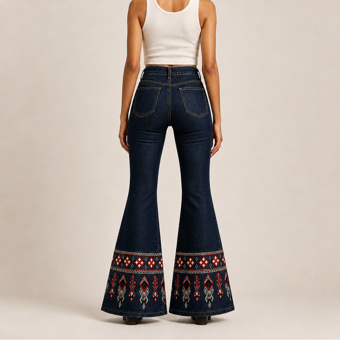 Nilgiri Tale Flared Denim