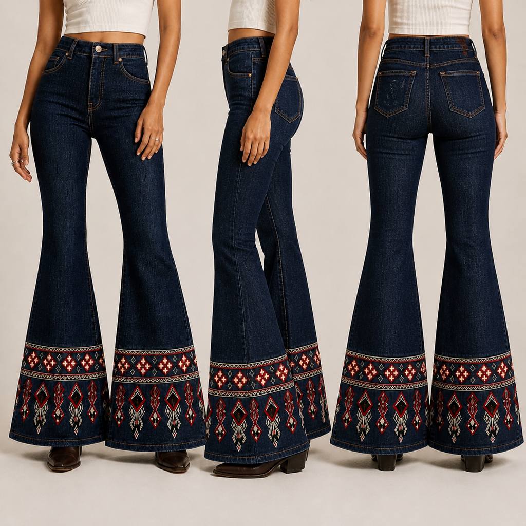 Nilgiri Tale Flared Denim