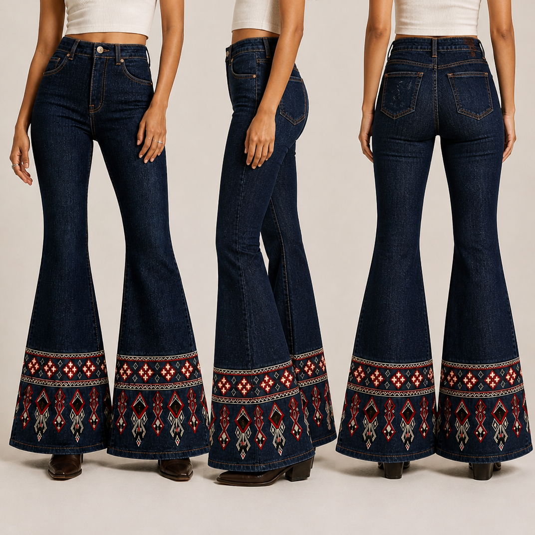 Nilgiri Tale Flared Denim